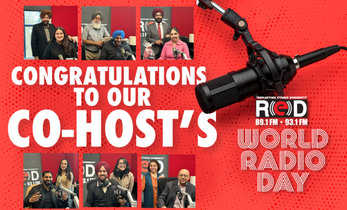 redfm van world radio day hosts 2025