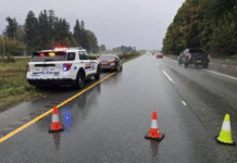 B.C. teen caught driving 178 km/h in rain on Highway 1