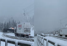 Highway 1 closed near Golden due to vehicle incident and weather